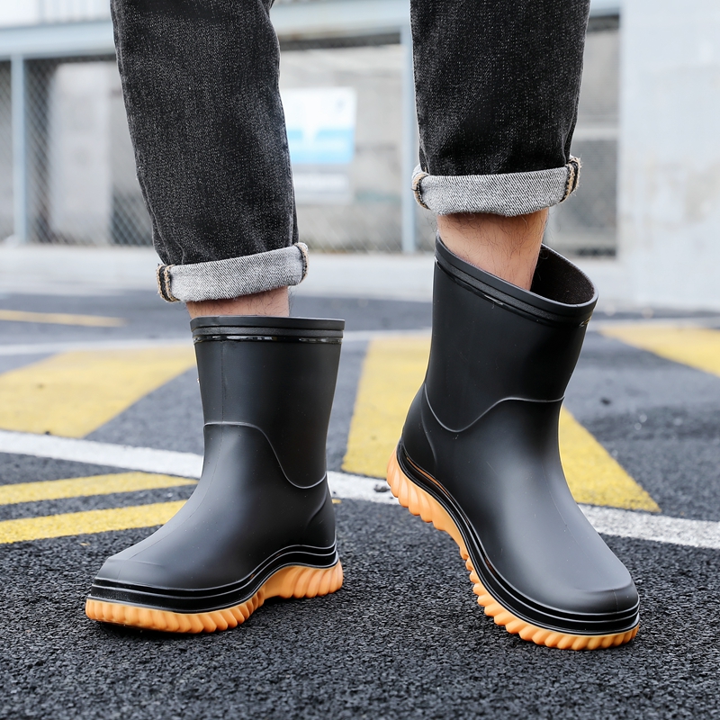 Fashionable Mid-Calf Rain Boot - Fishing Boots のレビューと価格