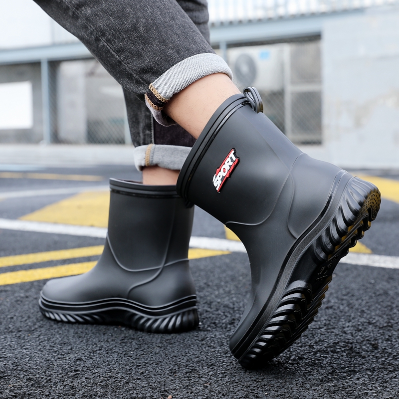Fashionable Mid-Calf Rain Boot - Fishing Boots のレビューと価格