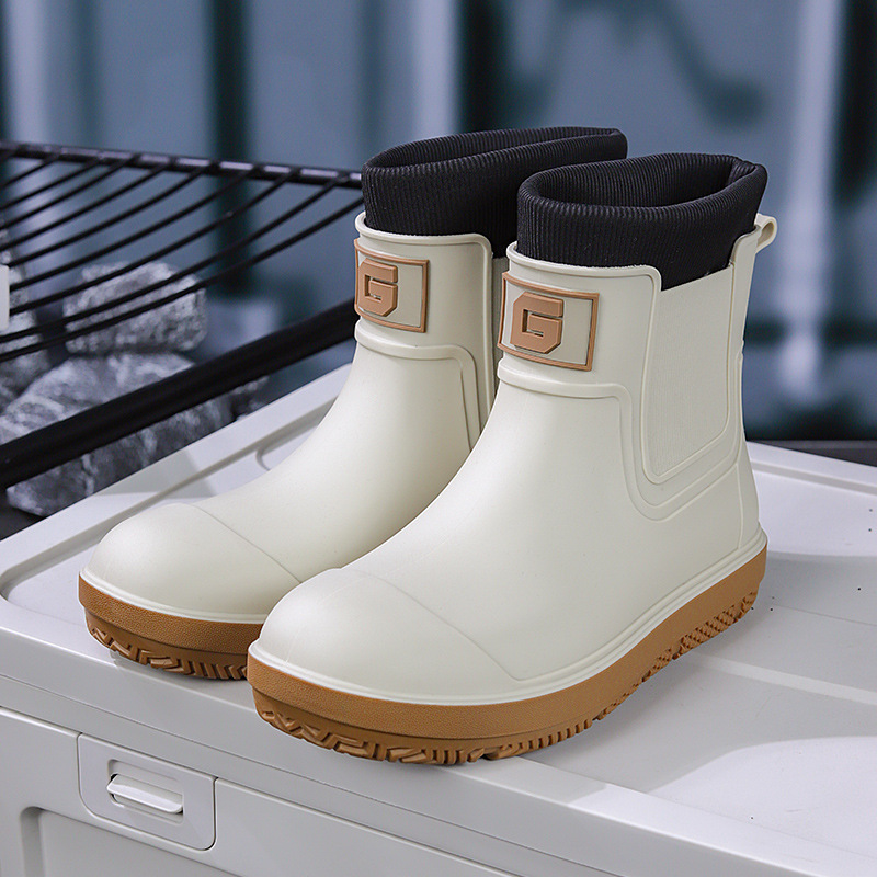New Men's Rain Boots Outdoor S - Fishing Boots のレビューと価格