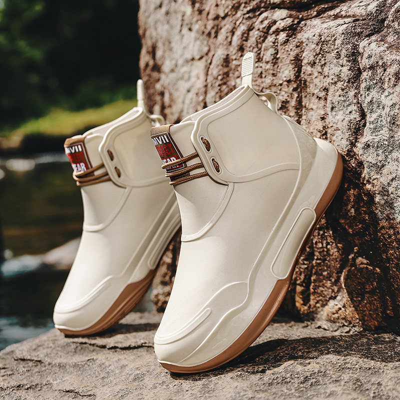 Men Ankle Rubber Boots Woman R - Fishing Boots のレビューと価格