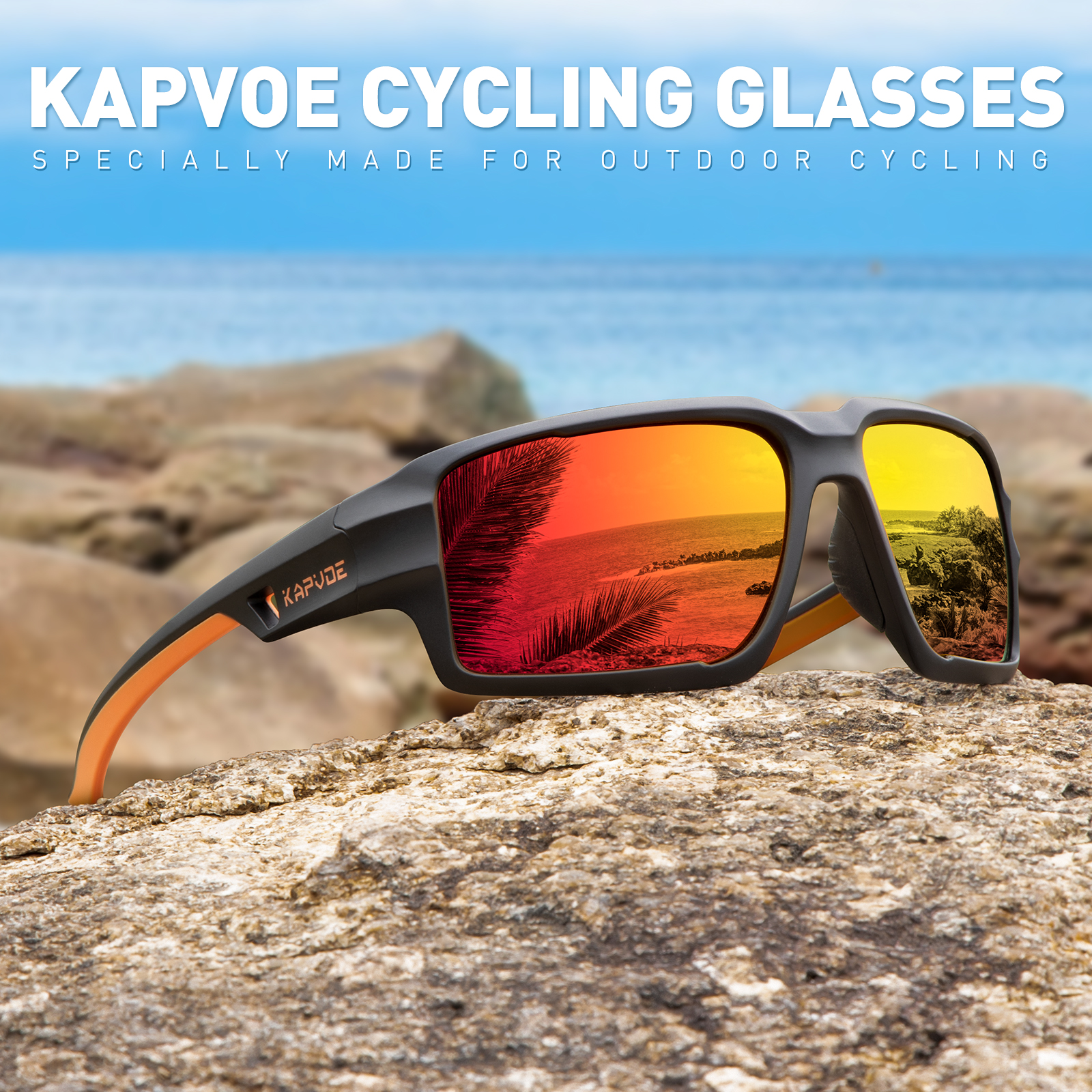 Kapvoe Polarized Fishing Eyewe - Fishing Sunglasses Polarized のレビューと価格