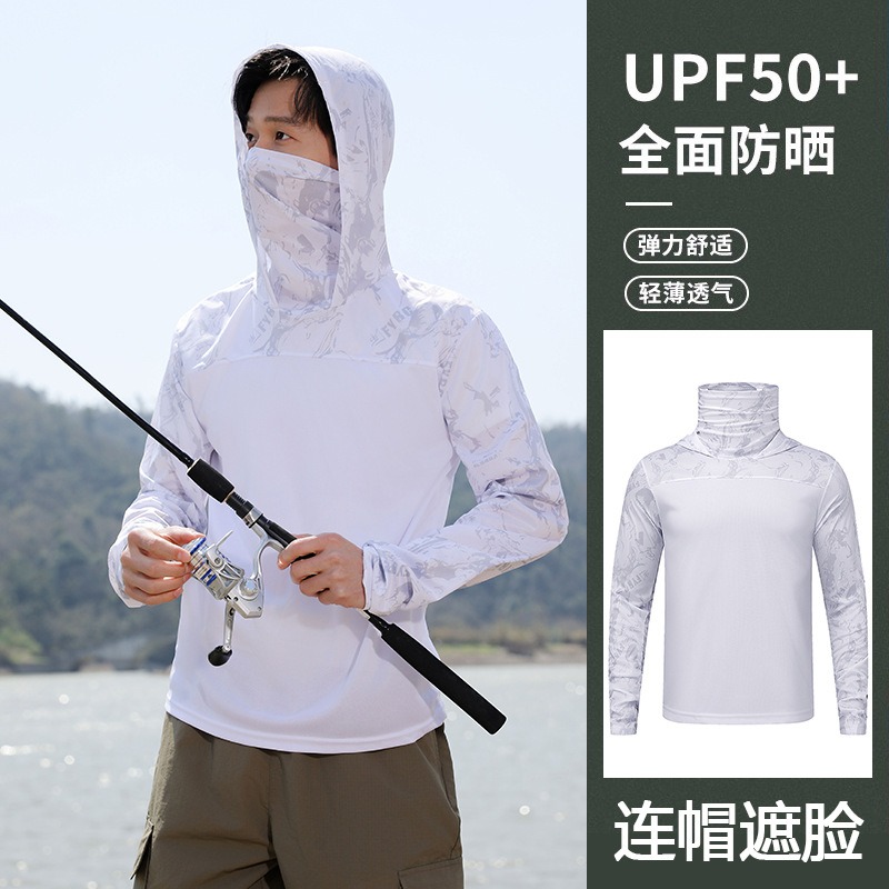 Fishing Shirt Hooded Men Sunsc - Fishing Hoodie のレビューと価格