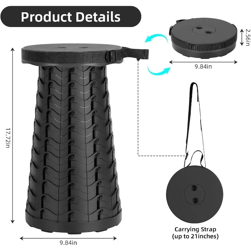 Collapsible Stool Portable Fol - Fishing Belt のレビューと価格