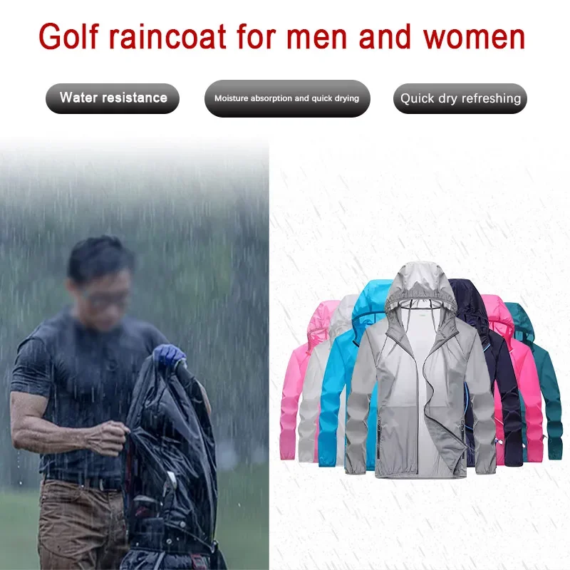 Golf Raincoat Lightweight Jack - Fishing Jacket Waterproof のレビューと価格