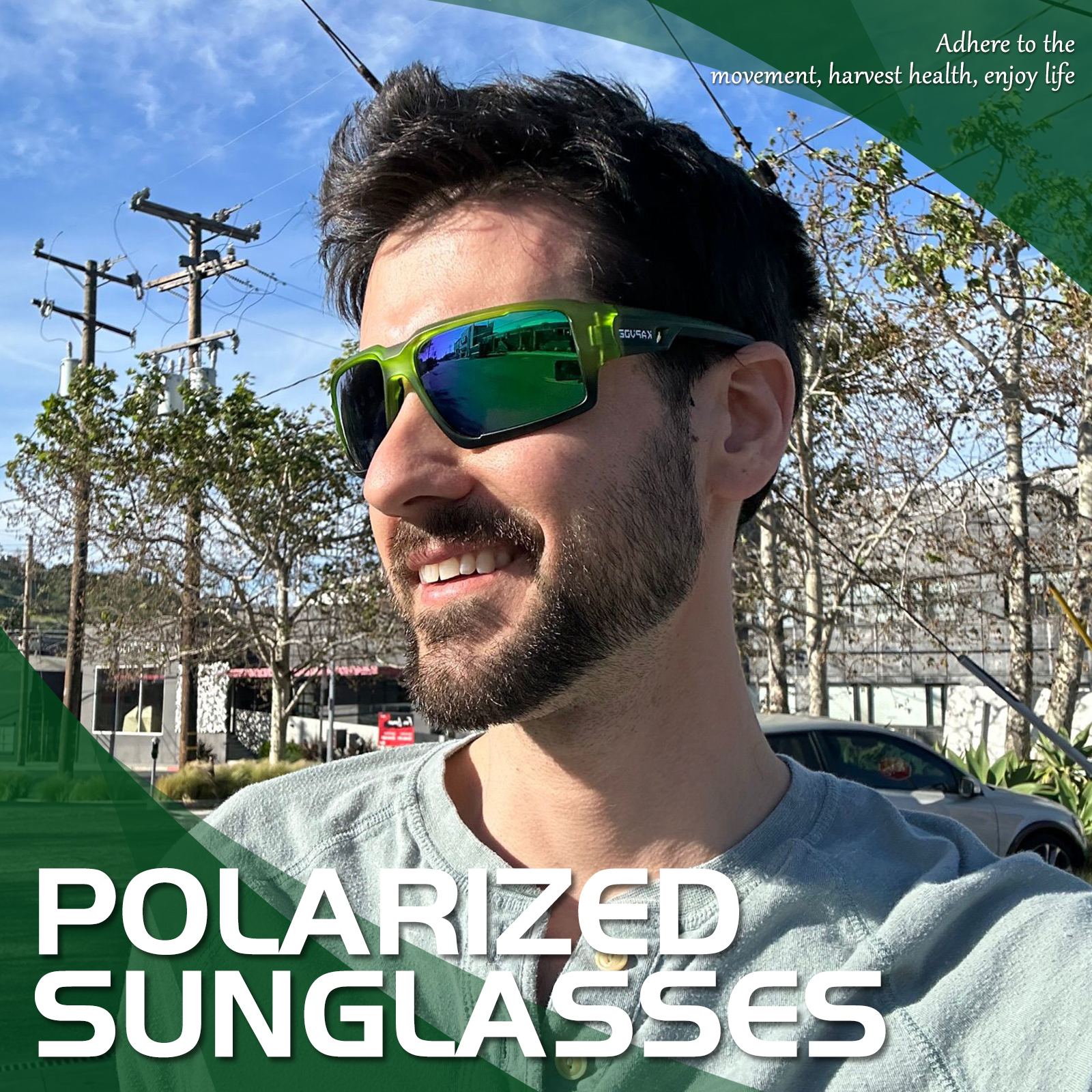 Kapvoe Cycling Glasses for Bik - Fishing Sunglasses Polarized のレビューと価格