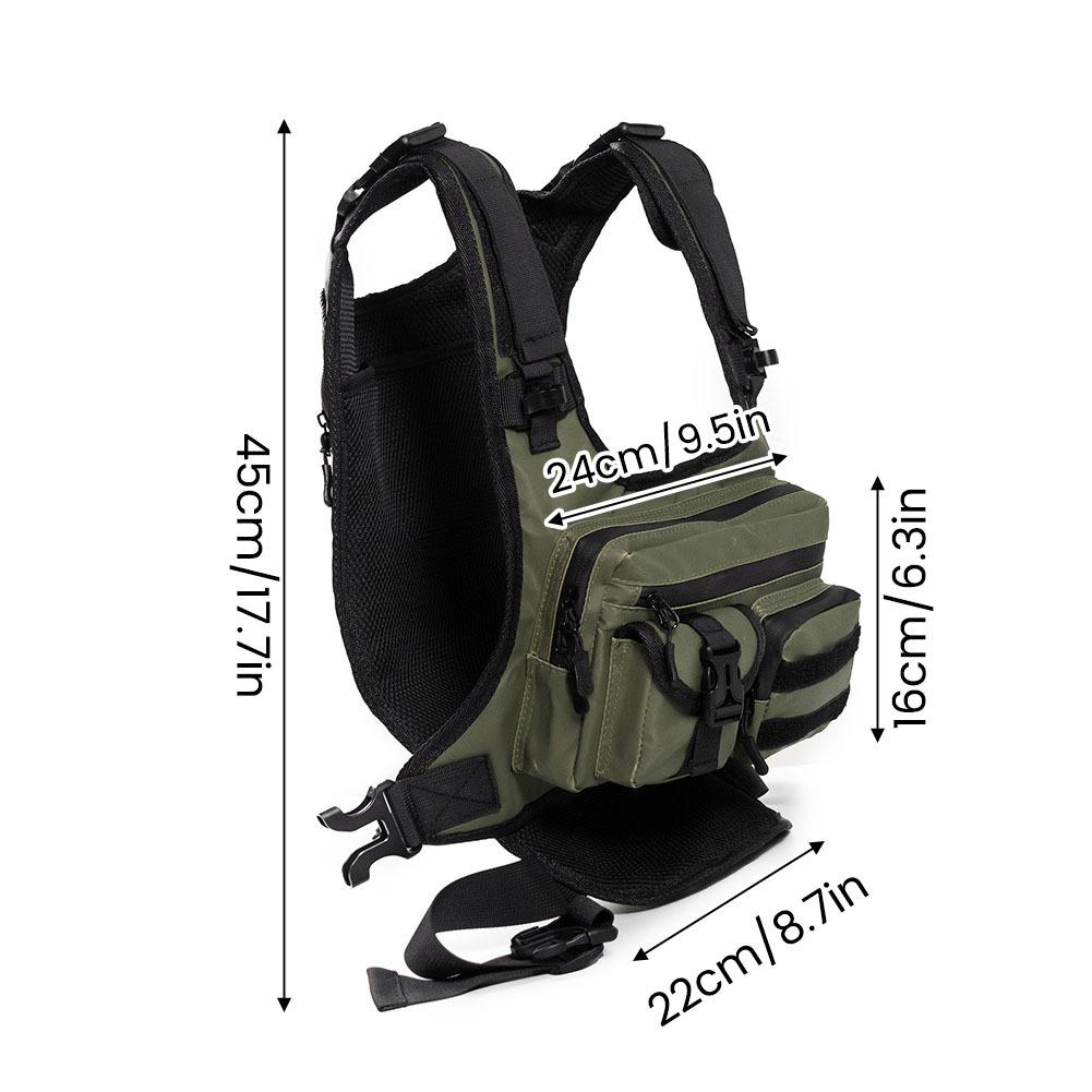 Multi Pocket Outdoor Tactical  - Fishing Bag Waterproof のレビューと価格