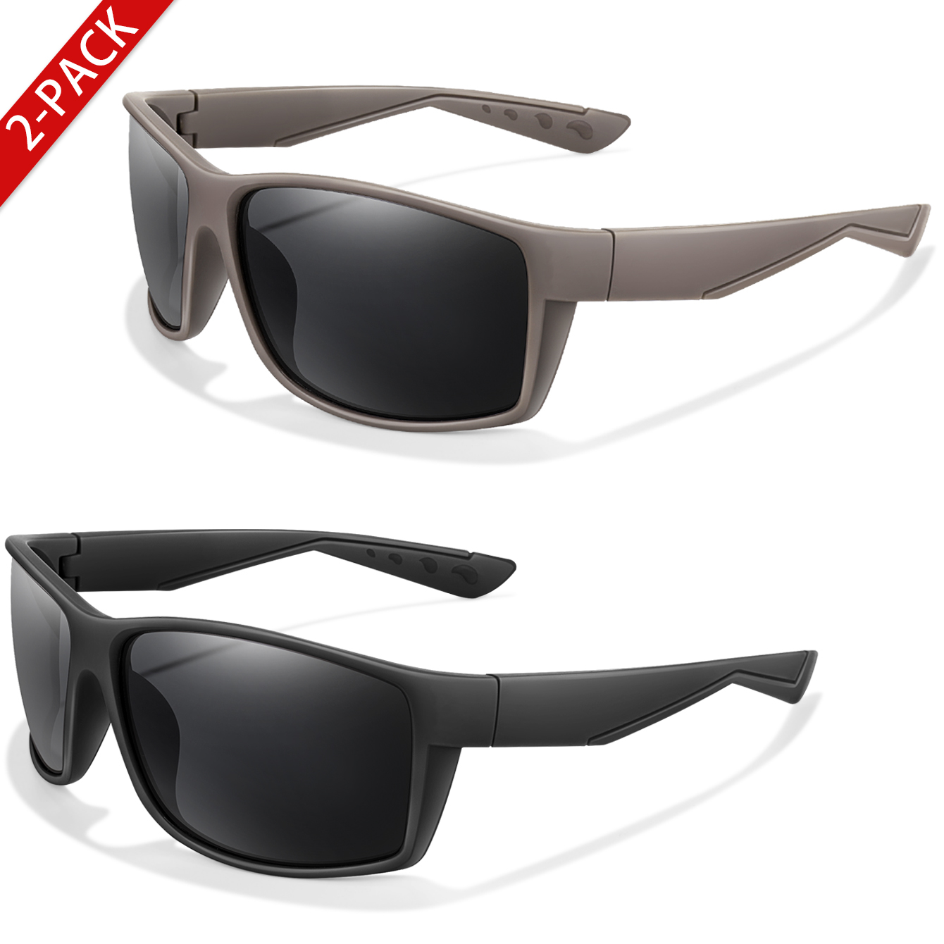 2 Packs Polarized Sunglasses U - Fishing Sunglasses Polarized のレビューと価格
