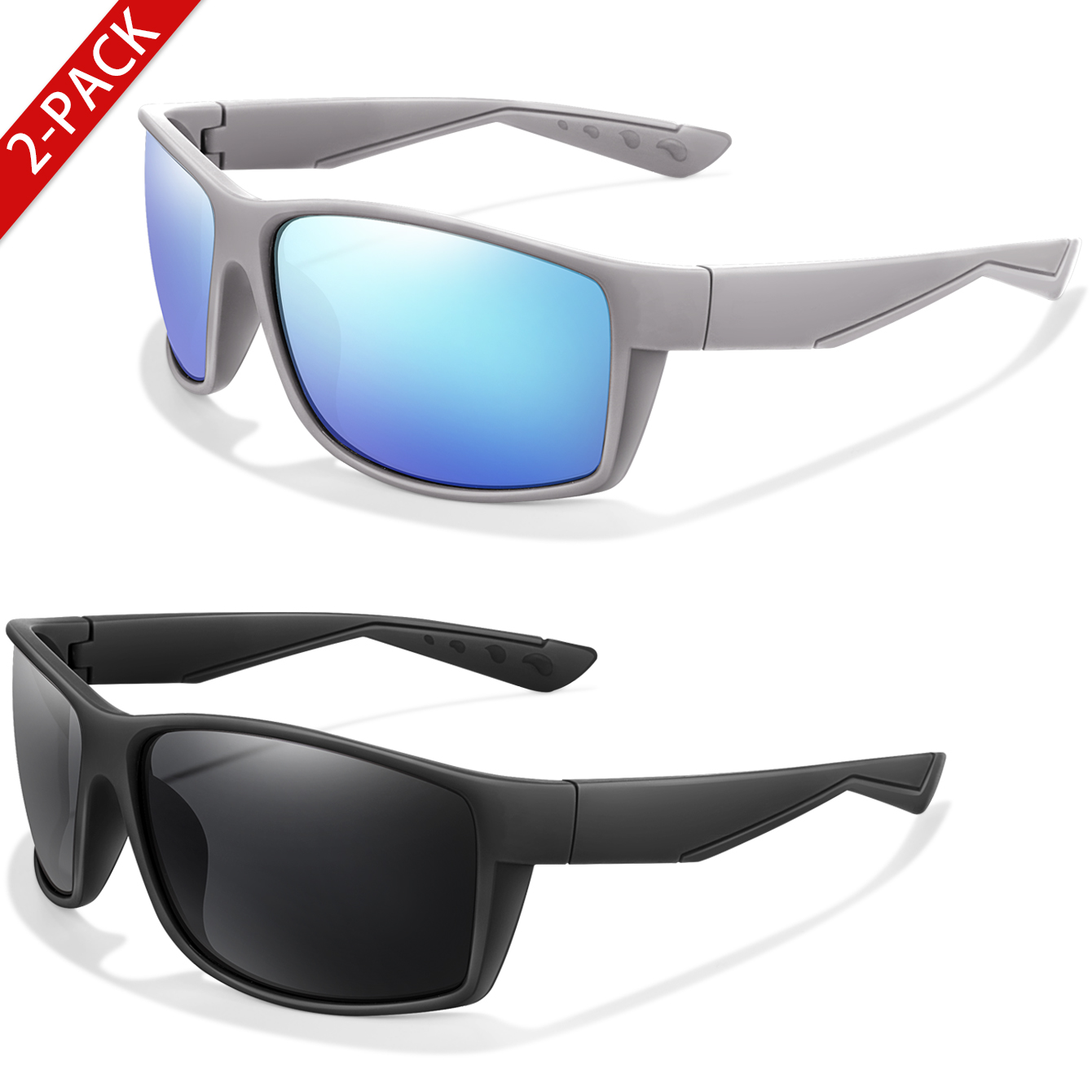 2 Packs Polarized Sunglasses U - Fishing Sunglasses Polarized のレビューと価格