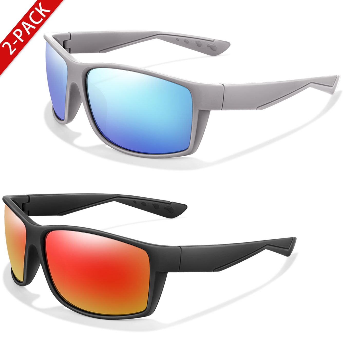 2 Packs Polarized Sunglasses U - Fishing Sunglasses Polarized のレビューと価格