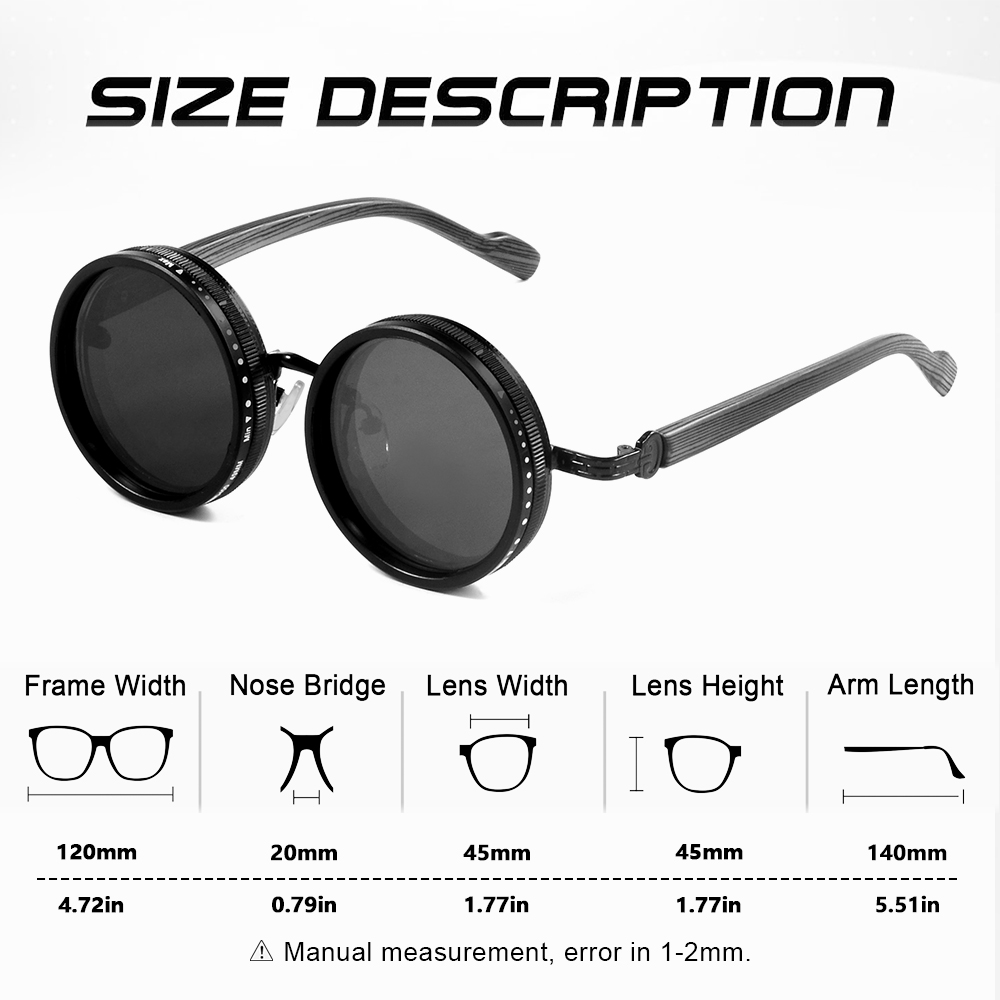 CRIXALIS 2Pcs Polarized Steam  - Fishing Sunglasses Polarized のレビューと価格