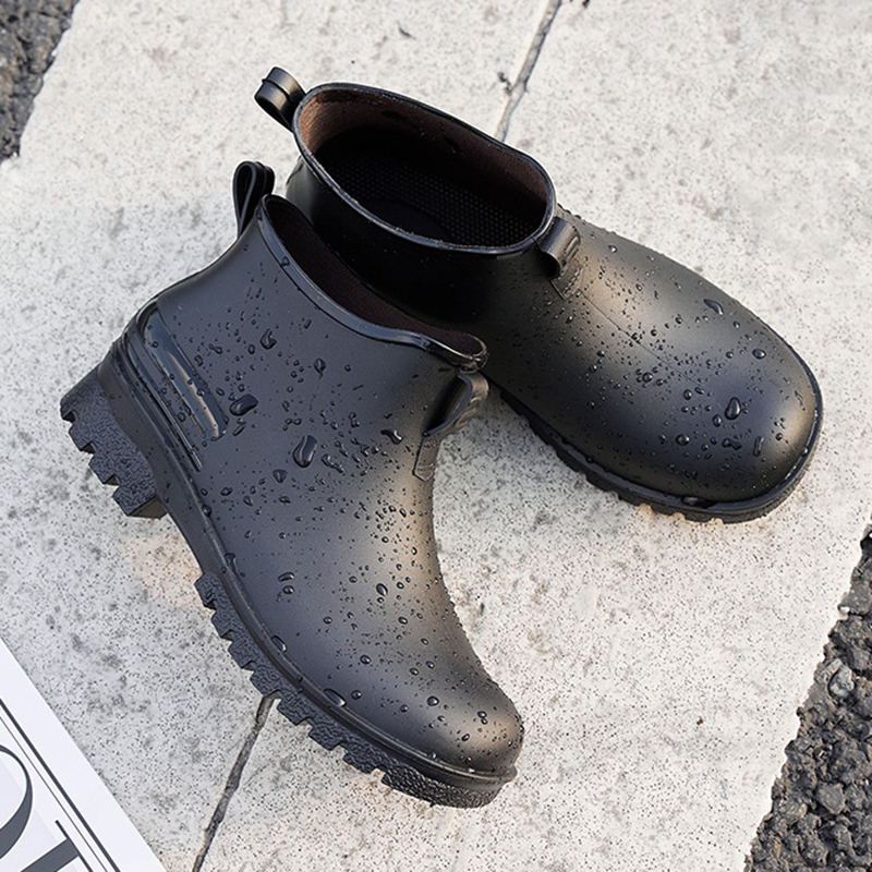 New Fashion Men Rain Boots Pla - Fishing Boots のレビューと価格