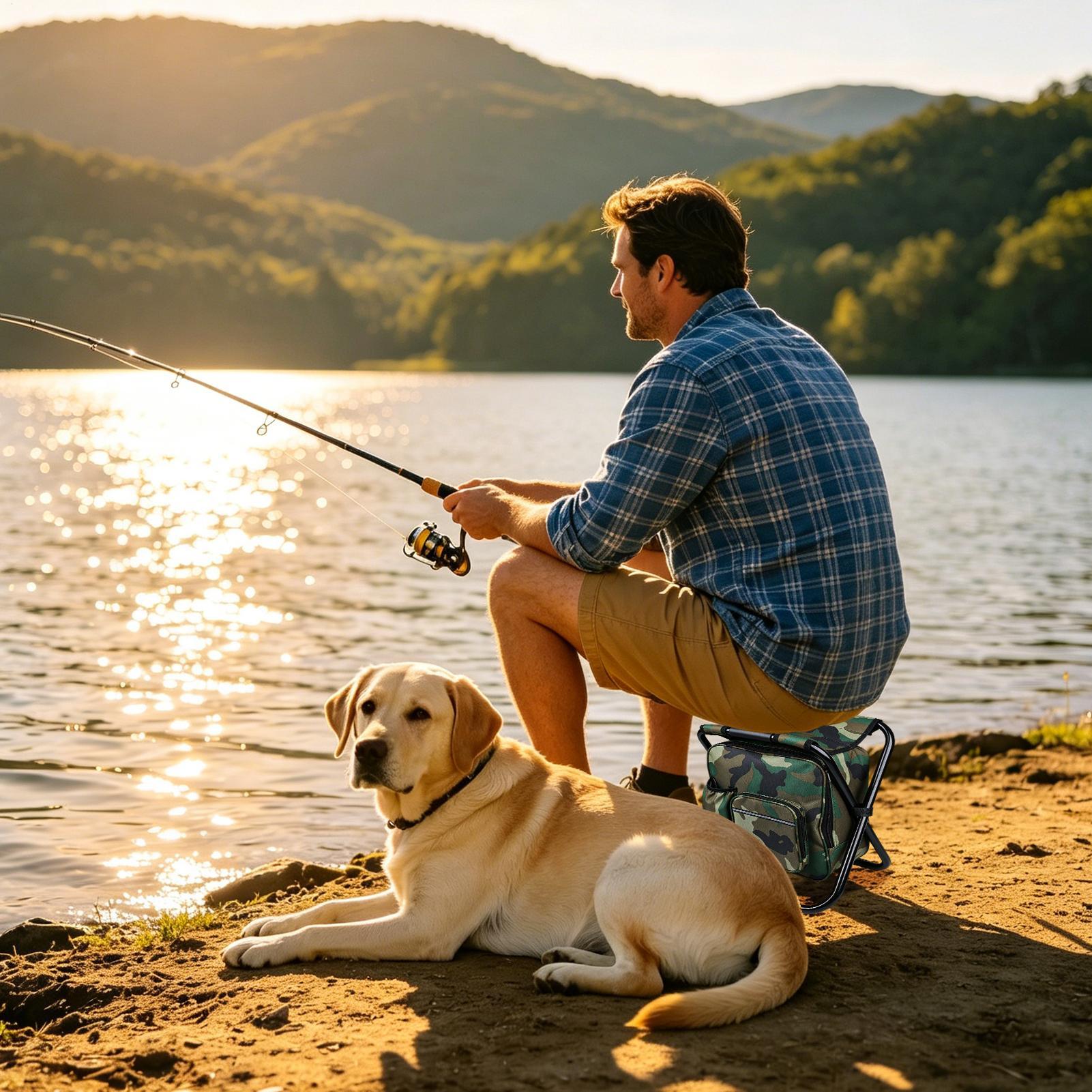 Foldable Backpack Stool For Ad - Fishing Backpack のレビューと価格