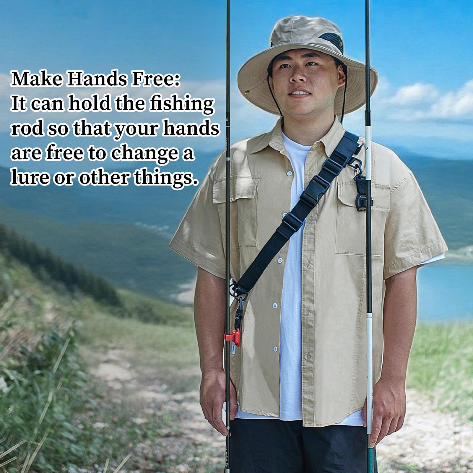 Wearable Fishing Rod Clips Hol - Fishing Belt のレビューと価格