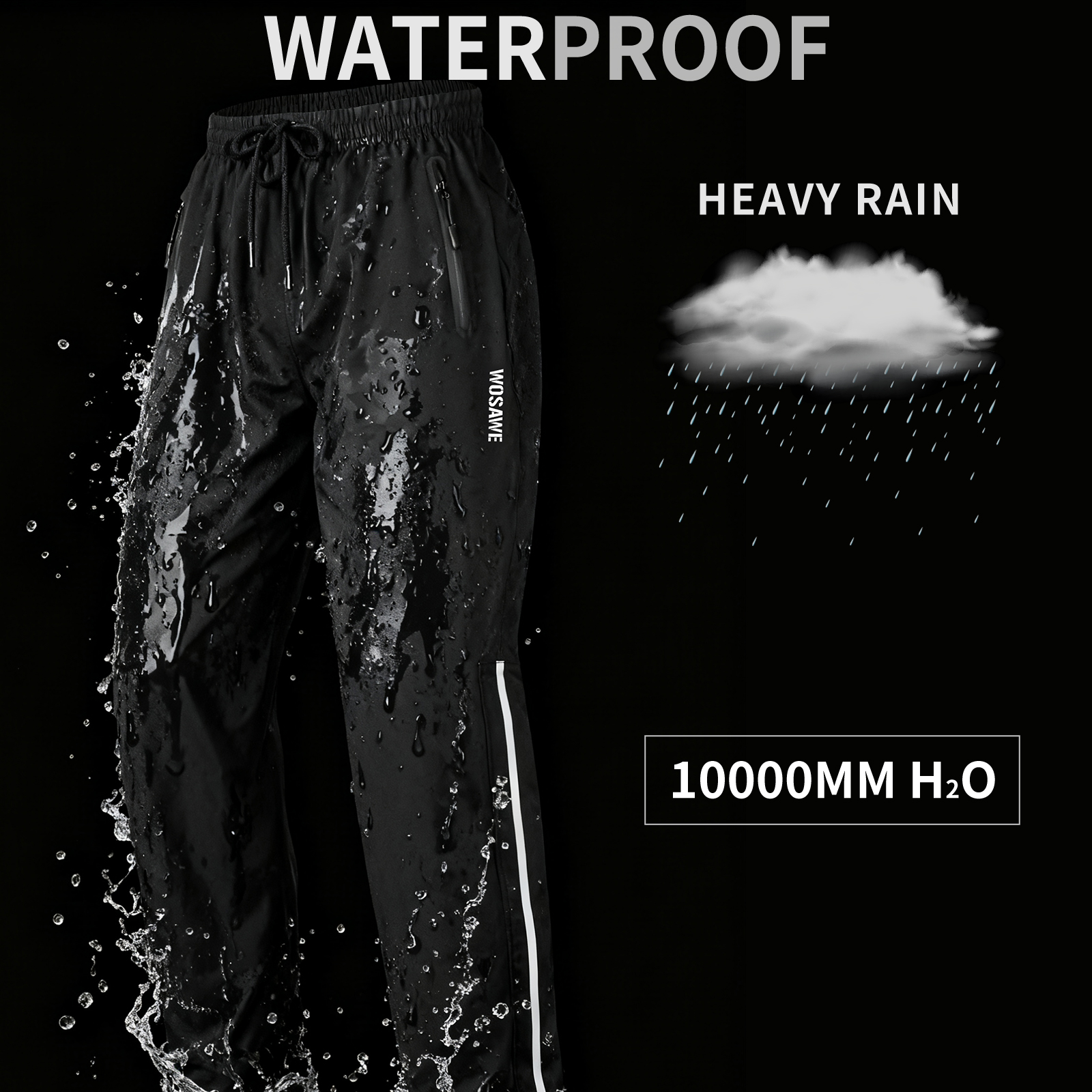 WOSAWE Rain Pants Windproof Me - Fishing Pants Waterproof のレビューと価格