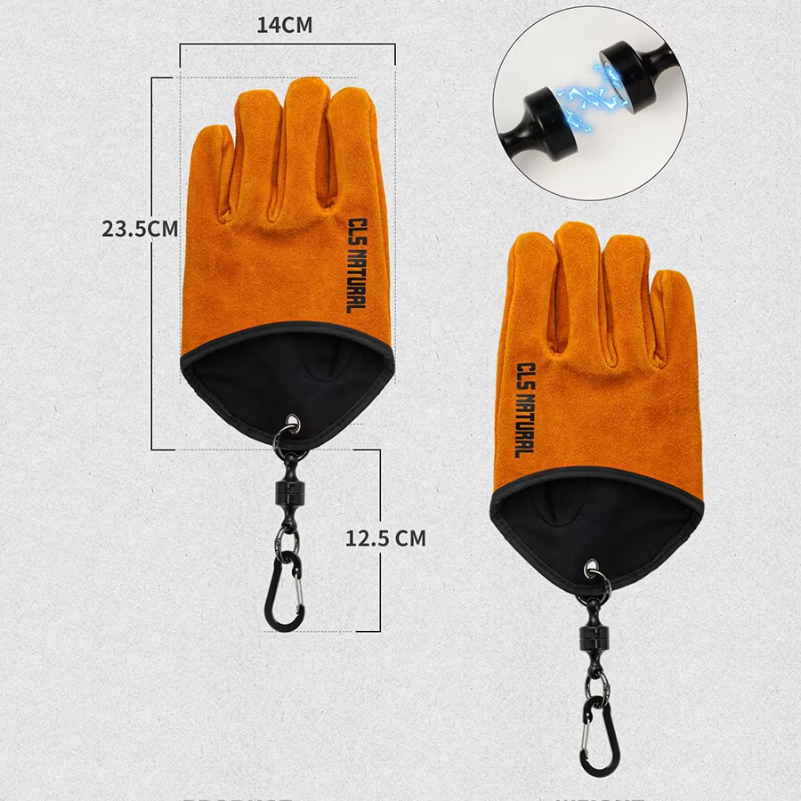 Heat Resistant BBQ Gloves, Cow - Fishing Gloves のレビューと価格